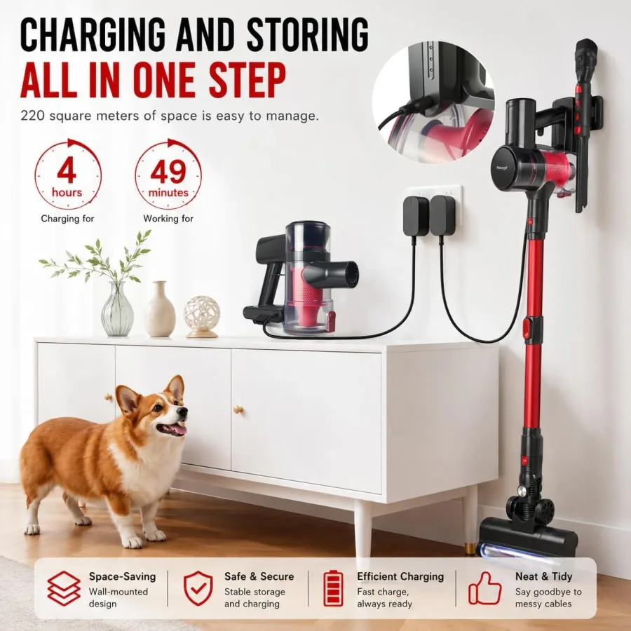 Wall-Mounted Charging & Storage